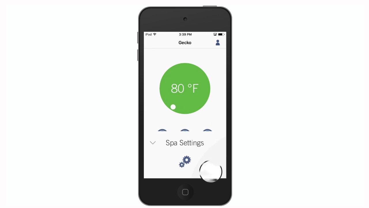 Spa Settings Page