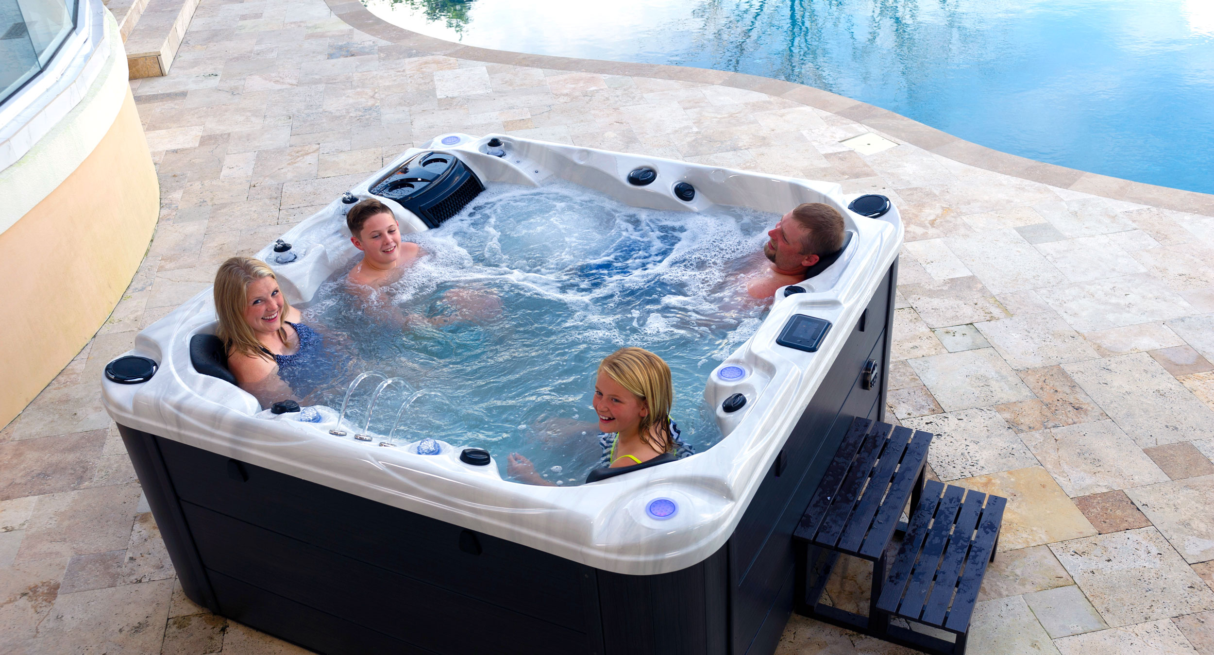 hot tub with tv for sale